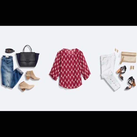 41 Hawthorn 3/4 Sleeve Blouse - Picture 2 of 2